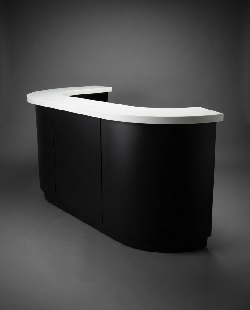 Curved Info Desk